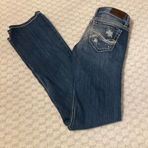 BKE Women's Starlite Jeans in Deep Blue